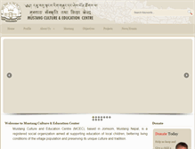 Tablet Screenshot of mustangcultureandeducation.org